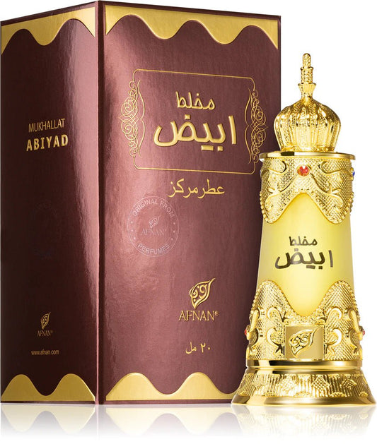Mukhallat Abiyad (Óleo perfumado) | Afnan 20ml - My Infuse